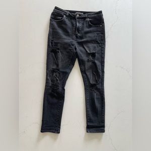 Distressed mom jean Forever 21